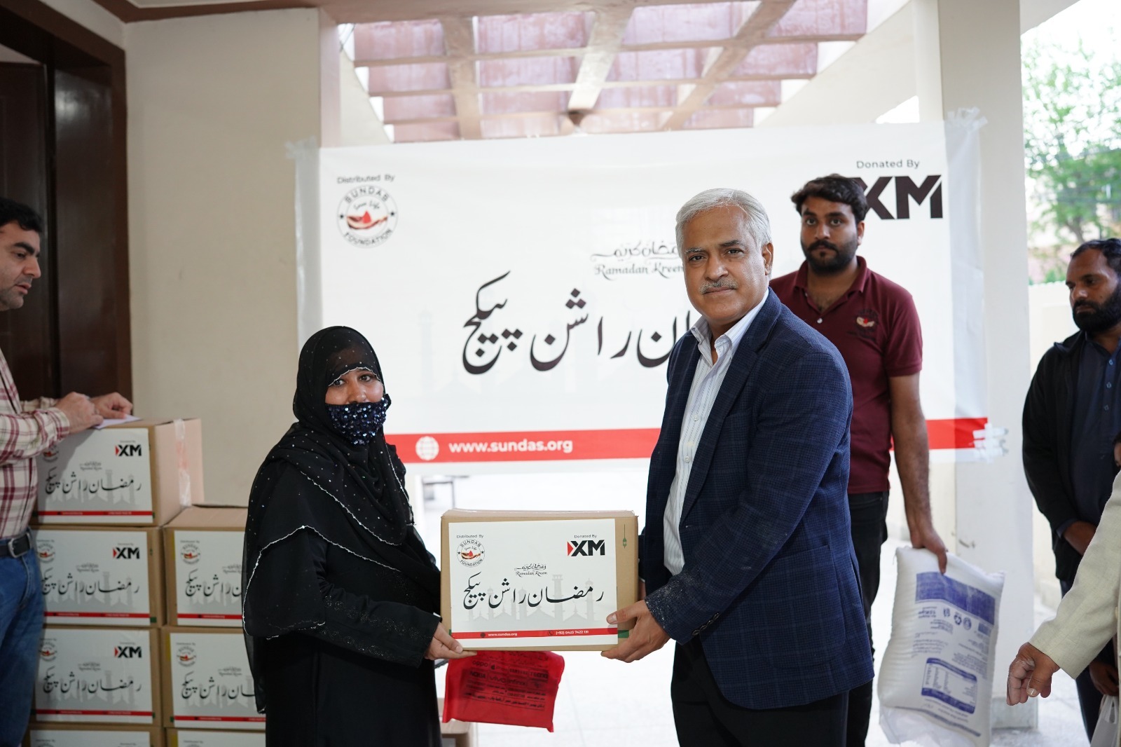 Sundas Foundation Distributes Ration Bags in Collaboration with XM Trading